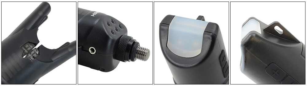 HIRISI HRS1 Karpfenangel-Alarmset, LED-Bissalarm, Wasserdichter Bissanzeiger für Karpfenangeln – Detail 4