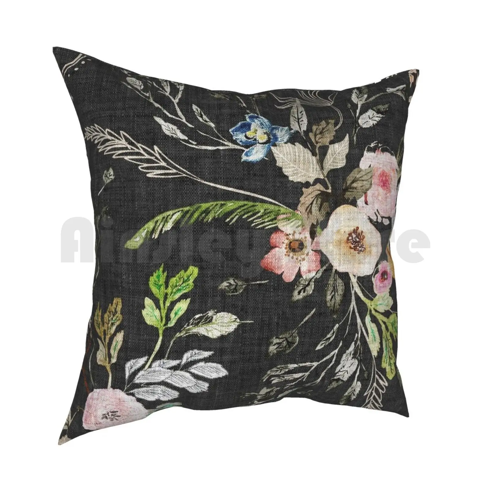 La Boheme Floral Pillow Case Printed Home Soft DIY Pillow cover Floral Flowers Romantic Bohemian Gypsy Vintage Roses Garden