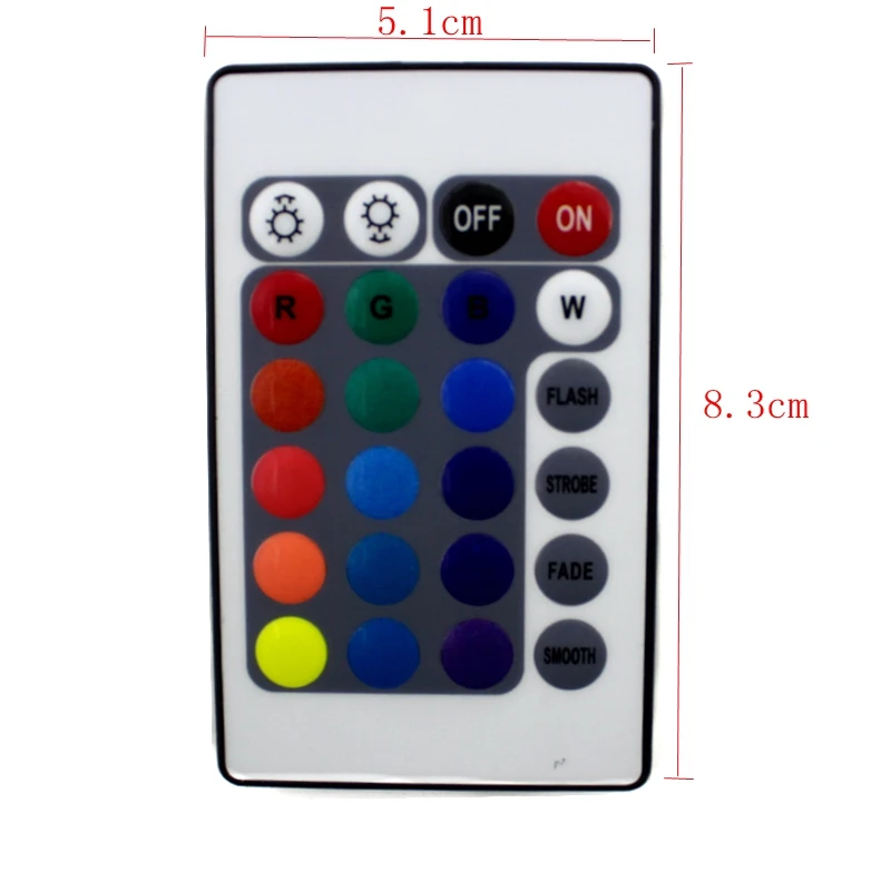 DC 12V RGB IR Remote Controller 24 Keys LED Driver Dimmer For LED Strip light SMD 2835/3528/5050/5730/5630/3014