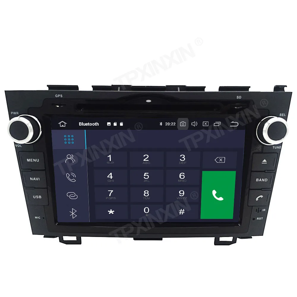PX6 لهوندا CRV 2006-2011 أندرويد 13 مشغل راديو Carplay سيارة لتحديد المواقع والملاحة رئيس وحدة ستيريو سيارة واي فاي DSP BT