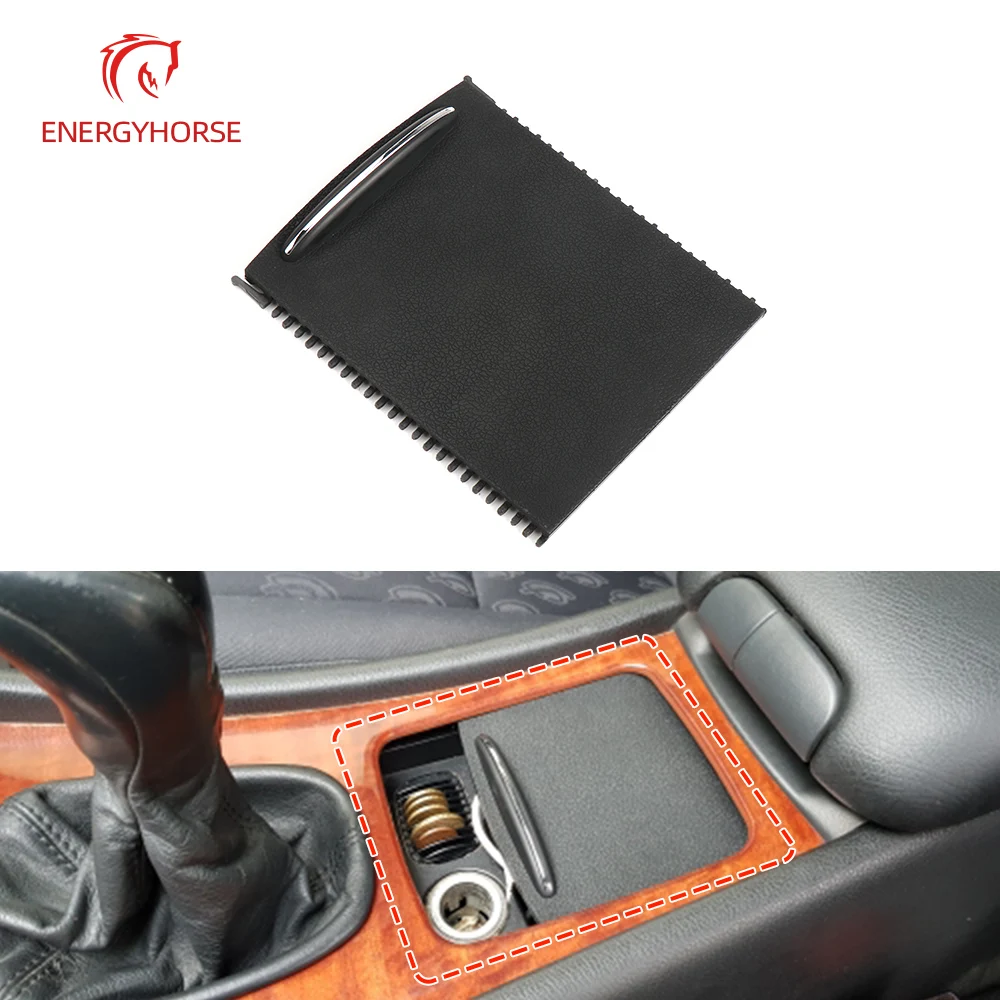 For Mercedes Benz C-Class W203 Car Center Console Sliding Shutters Cup Holder Roller Blind Cover Car-Styling 2036800123