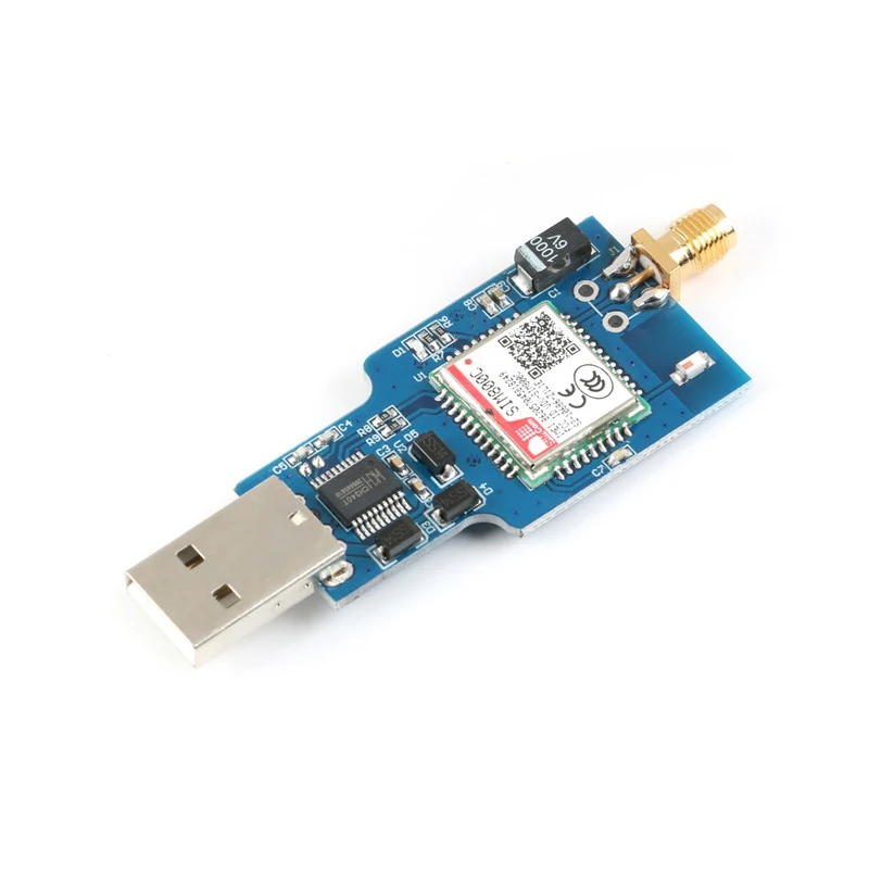 USB to GSM Module GSM GPRS SIM800C SIM800 Module For Wireless Bluetooth-compatible Module SMS Messaging With Antenna Quad-band