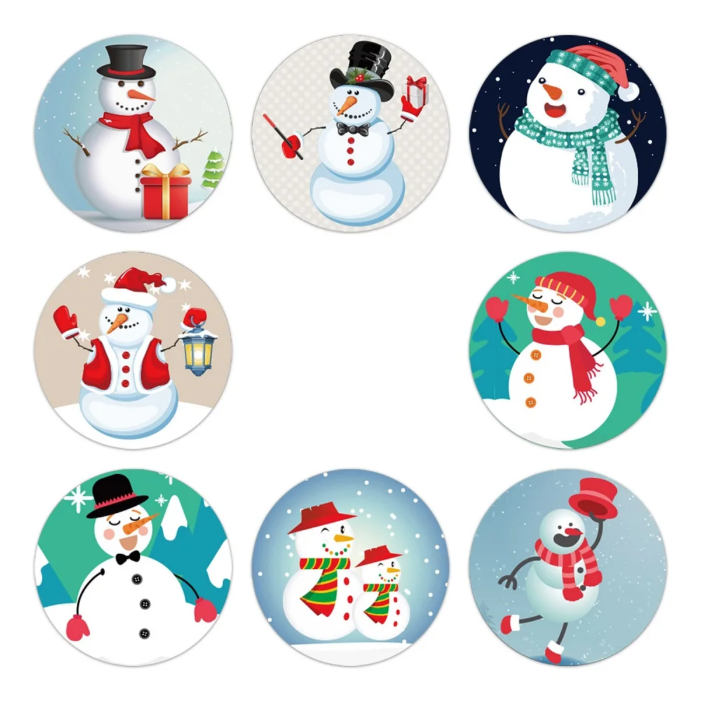Kerst Leuke Sticker Label Kerstcadeau Decoratie Bruiloft Wrapping Sticker Briefpapier Sticker