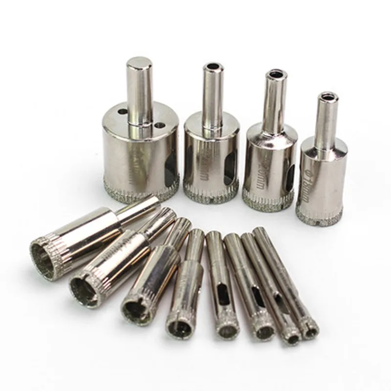 Brocas recubiertas de diamante para herramientas eléctricas, sierra de agujero de cerámica, azulejo, mármol, vidrio, 20MM, 22MM, 25MM, 28MM, 30MM,