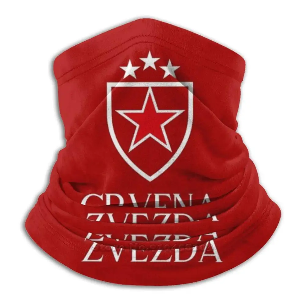 Crvena Zvezda-Red Star Bandana Scarf Mask Scarfs Neck Warmer Headwear Crvena Zvezda Red Star Red Star Belgrade Fudbalski Klub