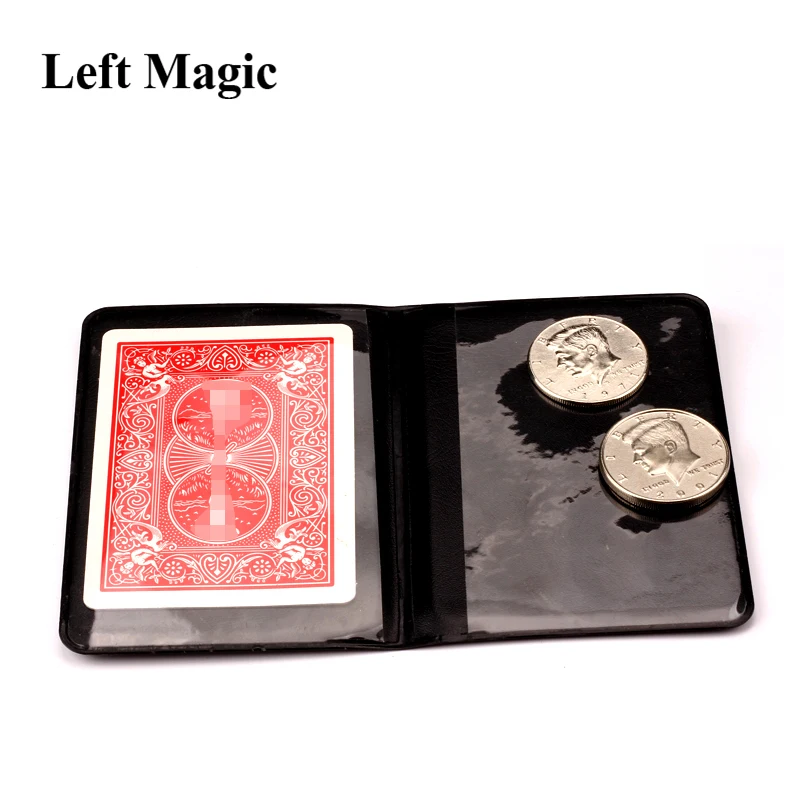 leather Coin Magic Tricks Mental Ancient Coins Magic Coins Coin Transposition Accessories Close Up Magic Props Illusions