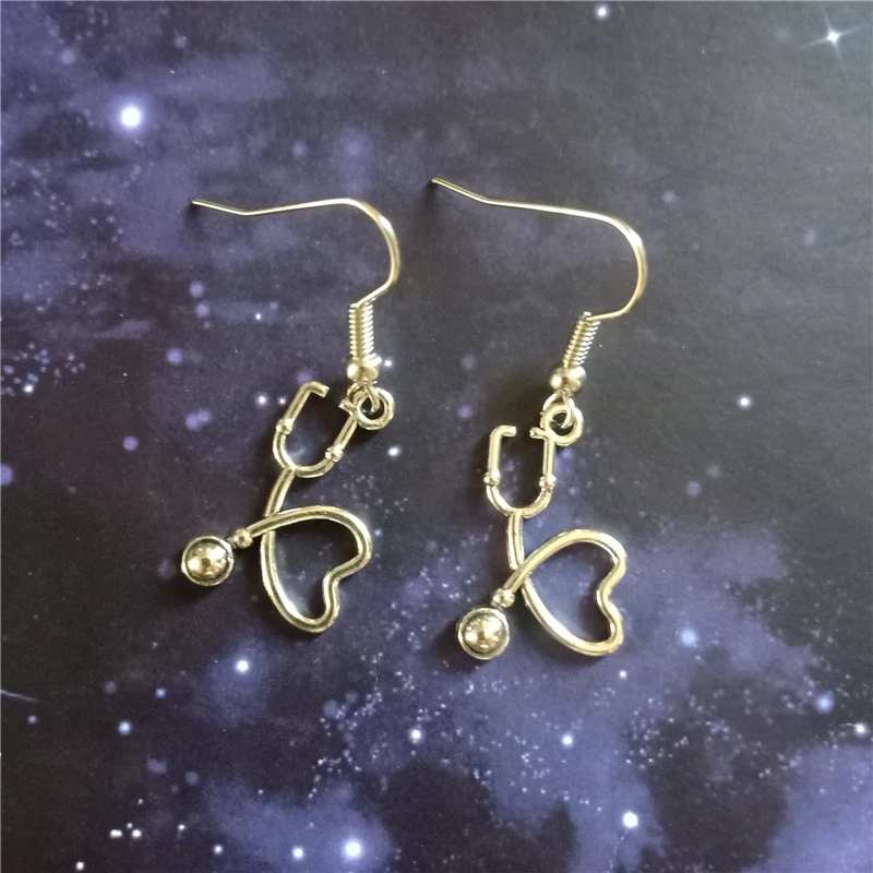 Stethoscope Earrings Jewelry, Medical Student Gift, Nursing School Gifts, Nurse Gift, Doctor Gift, Nursing School Graduation