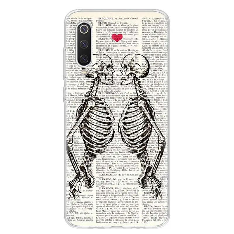 Human anatomy organ newspaper Phone Case For Xiaomi Redmi Note 12 12S 13 11 11S 11T 10 11E Pro Plus 10S 9 9S 9T 8 Coque Shell Co