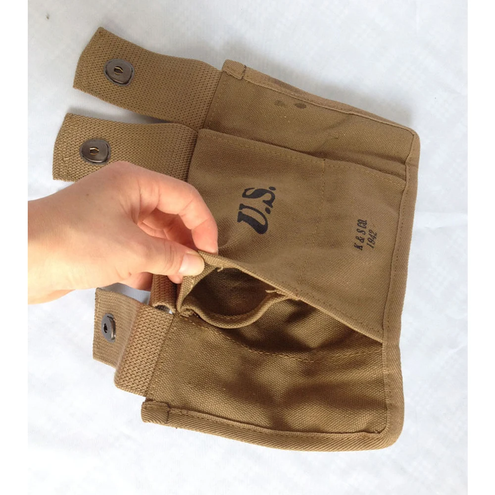 Wwii WW2 Us Amry Thompson Magazine Pouch Tool Kit Bag 5 Mobiele 30 Rondes