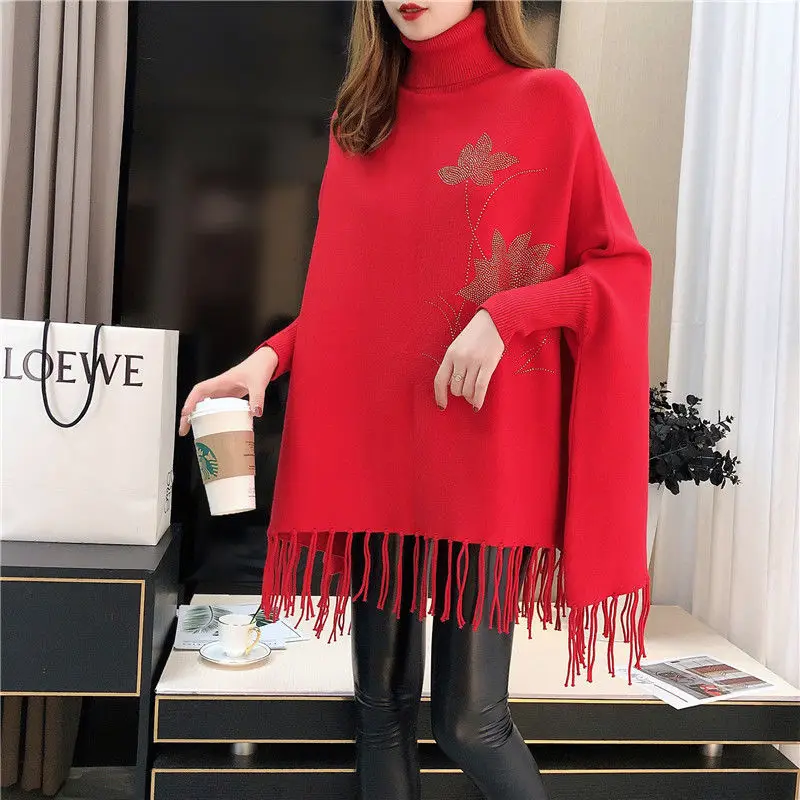 Pullover Women Turtleneck Sweaters Women Autumn Winter Thick Knitted Sweater Female Pullover Long Sleeve Warm Woman Clothes