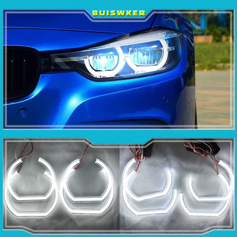 

For BMW 5 SERIES E39 525i 528i 530i 540i 1997-2003 DTM M4 Style Ultra bright led Angel Eyes DRL halo rings Retrofit Accessories