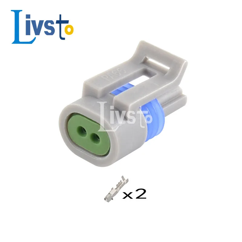 Delphi 2 Pin Way Female Waterproof Electrical Wire Connector Sealed Auto Plug for GM 12162197 12162195 12162193