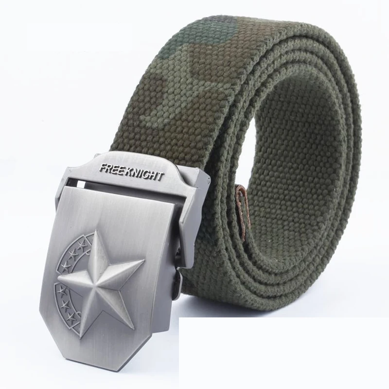 

Cool Trend Classic Military Style Thickened Woven Student Canvas Man's Belt