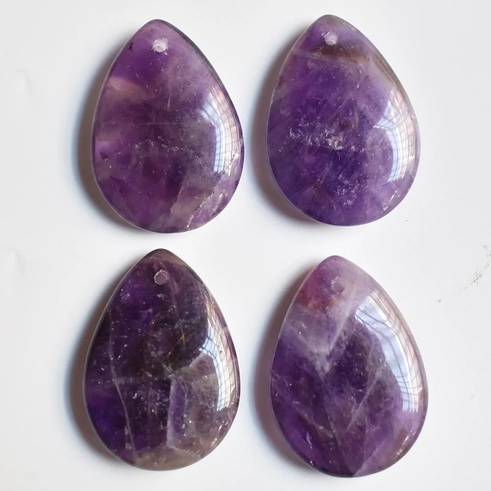 Modische, hochwertige Anhänger aus natürlichem Tigerauge und Lapislazuli in Tropfenform für die Schmuckherstellung, 4 Stück, kostenloser Versand. – Detail 9