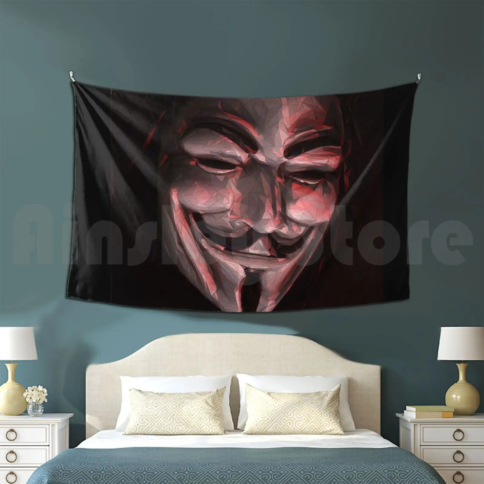 Tapestry Guy Fawkes Poly Shadow 737 Poly Privacy Carnival Costume Guy Fawkes Gun Powder