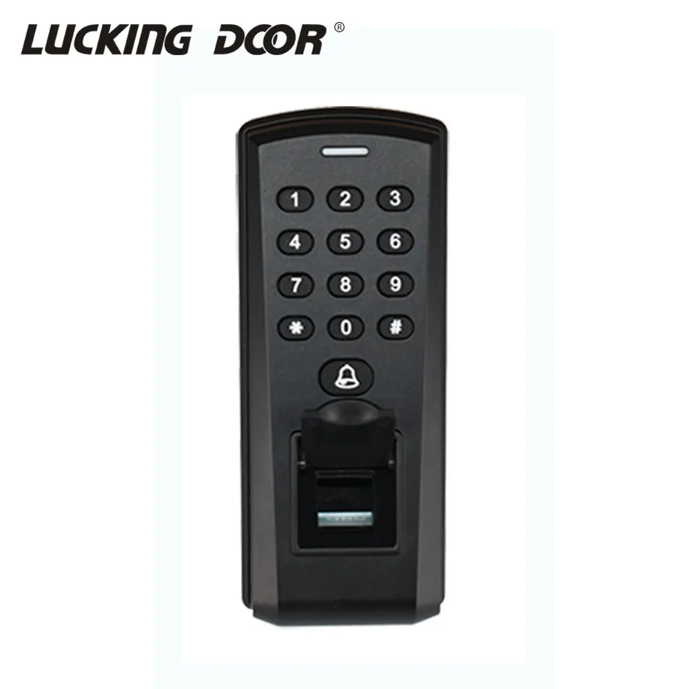 

Fingerprint Access Control 125KHZ RFID card reader Biometric Door Access Control Keypad Password Card Reader electronic door sys