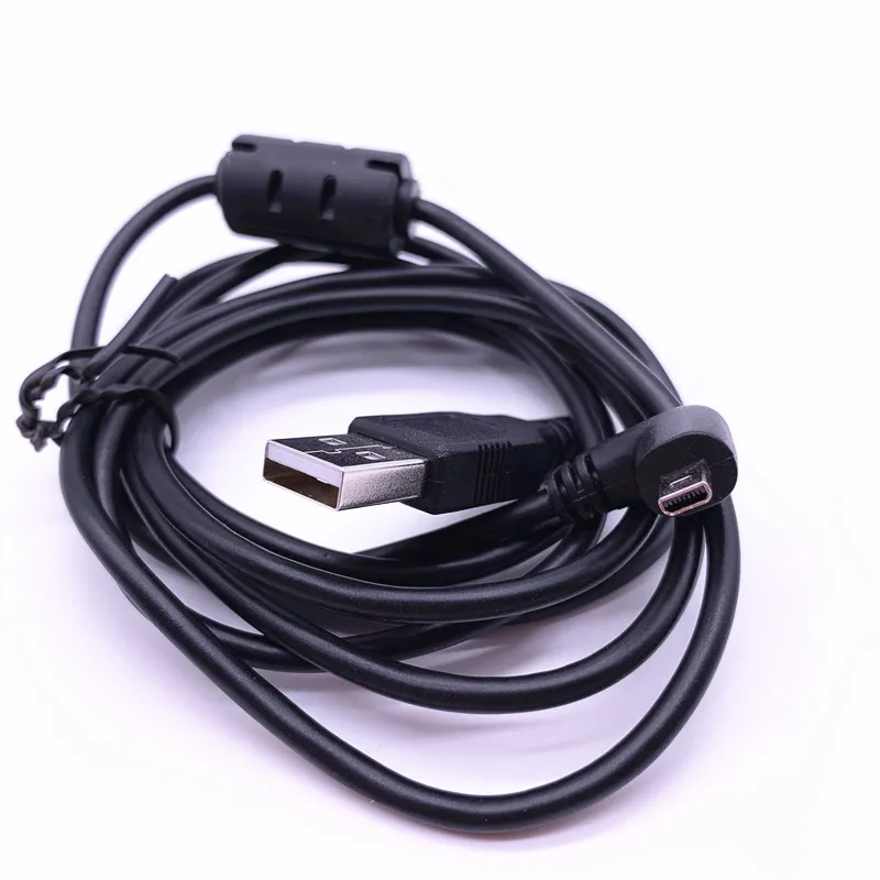 USB Male Plug To Wire 8 Pin Left Angled 90 Degree Plug Camera Data Cable for Konica Minolta DiMage X Series X50/X60