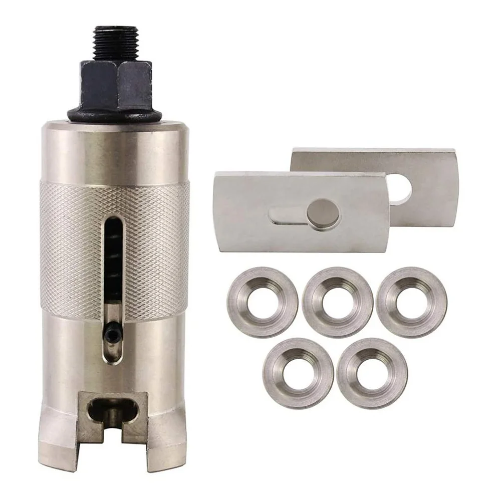 Professional Lock Core Puller Tool  with Pull Screws,Flange,Gasket,Lock Cylinder Puller Locksmith Cam Lock Bullet Puller Collet