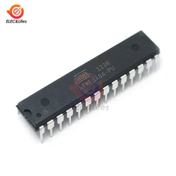 IC Chips ATMEGA8A-PU ATMEGA8A MEGA8A DIP-28 8-bit 8K Bytes In-System Programmable Flash ATMEGA8 Integrated Circuit Module IC