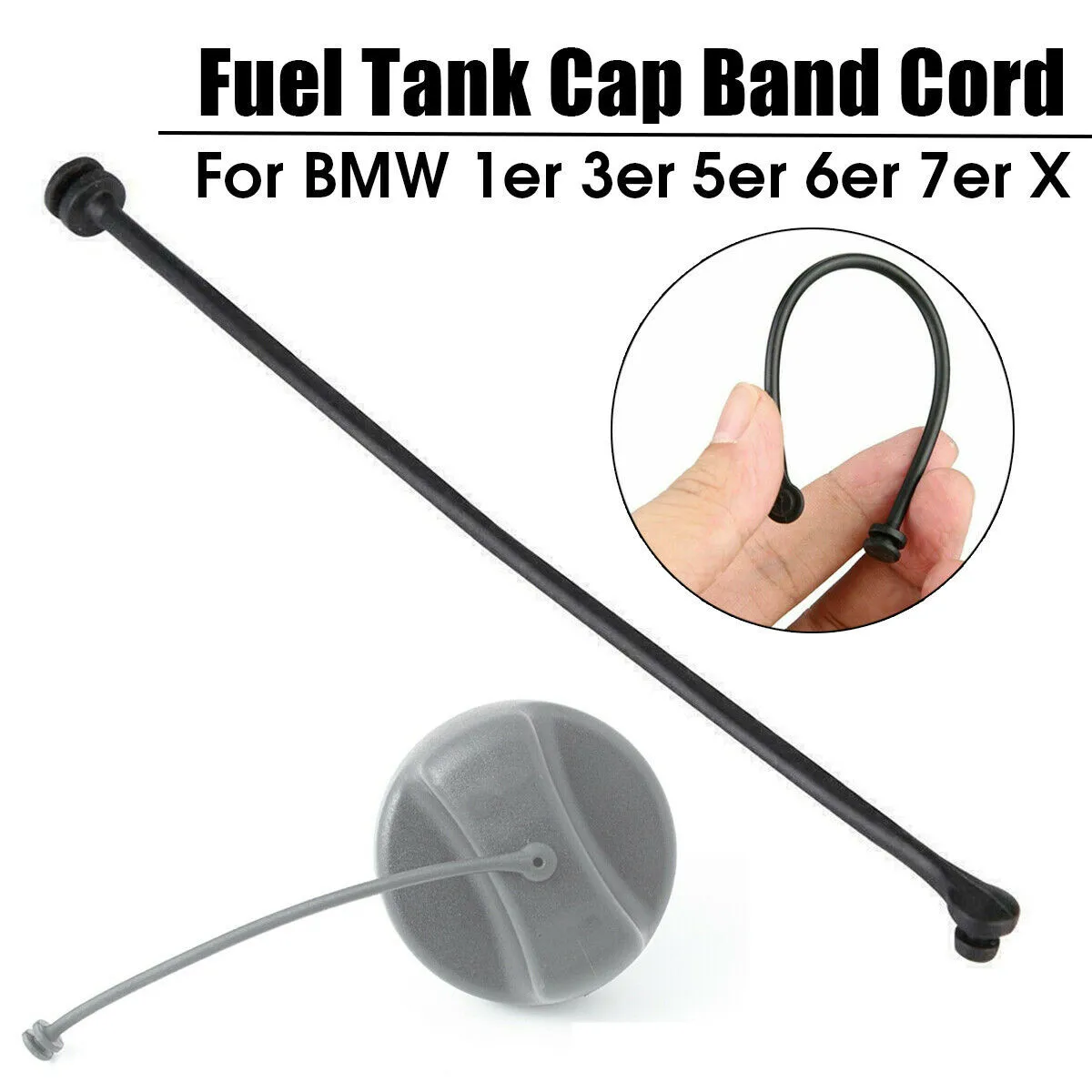 

13.6cm Fuel Tank Cap Cable Wire For BMW 1/3/5/6/7 Series E81 E87 E88 E46 E90 E91 X3 E83 X5 E70, E71 X6 E71 Z4 16117193372