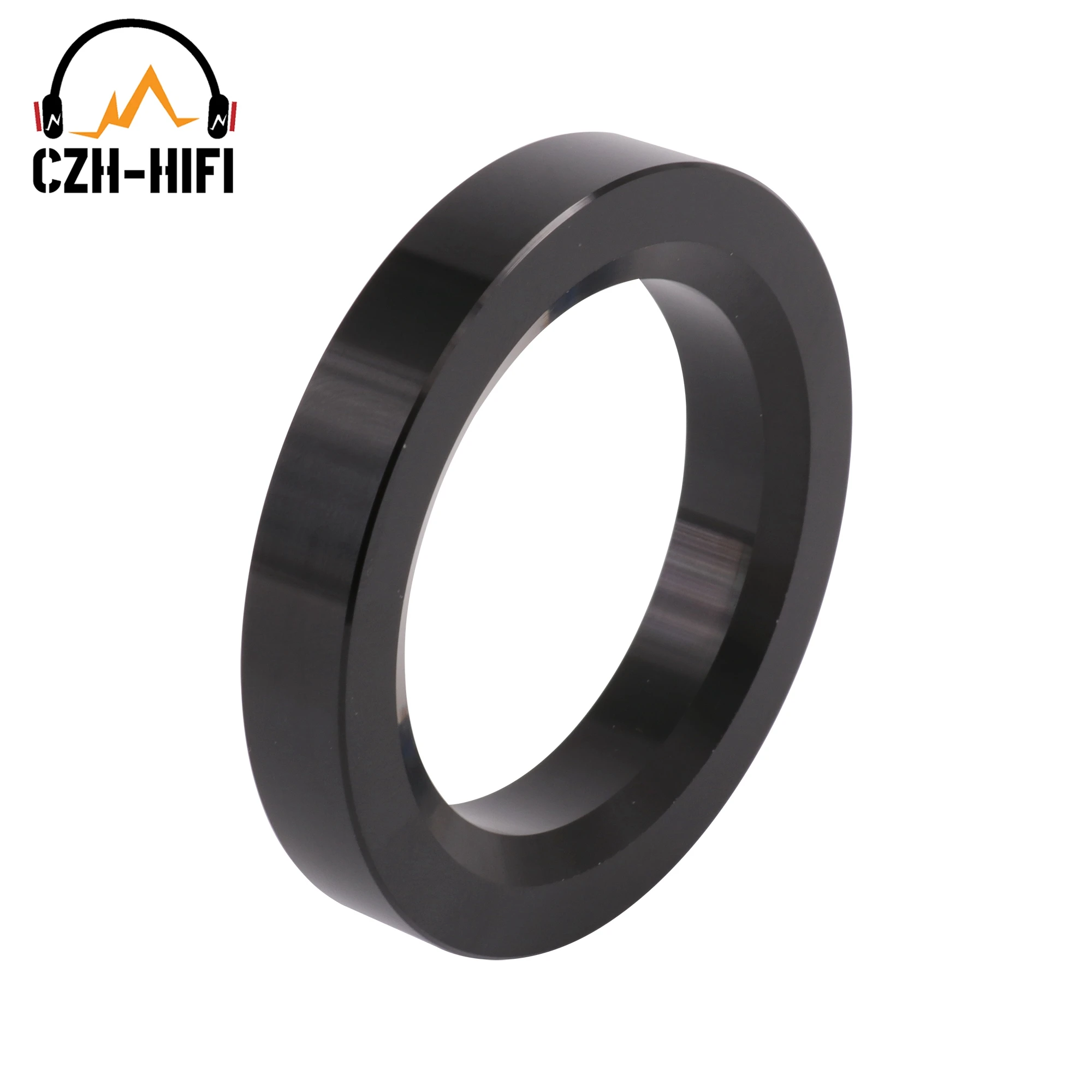 1PC 60mm CNC Gefräste Aluminium Runde Dekorieren Basis Ring Kreis Washer Für Vintage KT88 Vakuum Rohr Verstärker DIY hiFi – Detail 4