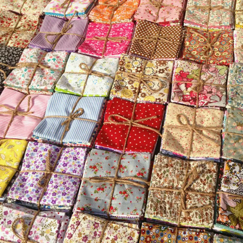 80 kinds of mixed patchwork high quality DIY sewing mixed style floral pattern cotton fabric cloth material