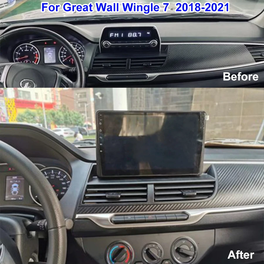 128GB Android 14 Car Radios GPS Navigation WIFI RDS Multimedia Player For Great Wall Wingle 7 2018 2019 2020 Car Audio Recorder