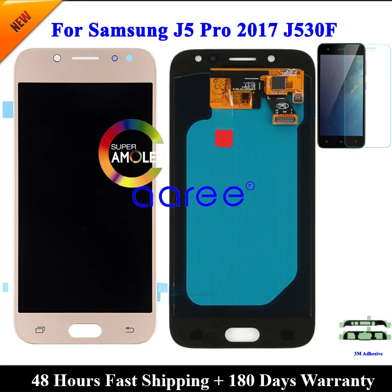 AMOLED LCD Per Samsung J5 Pro 2017 J530 Display LCD Per Samsung J5 2017 J530 Schermo LCD Touch Digitizer Assembly