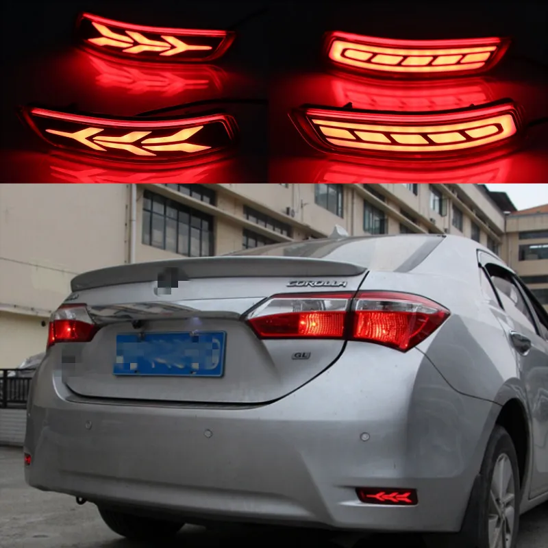 Suitable for toyota 2014-2018 Corolla Two Feature Three Feature One-Stoplights Brake Lights Car Taillight Only