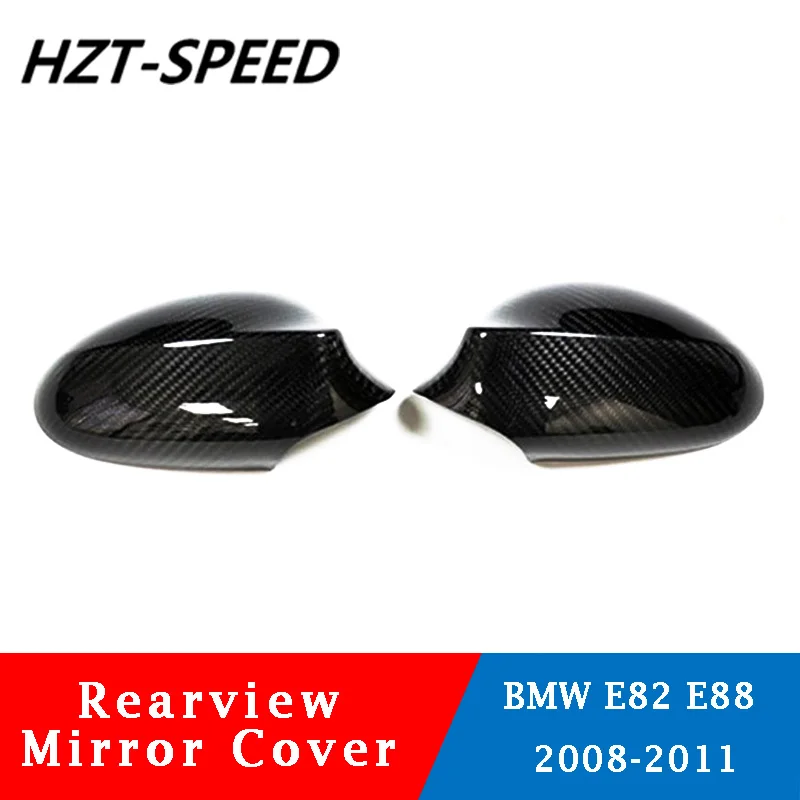 Replacement Style Carbon Fiber Rearview Mirror Cap For BMW 1 Series E82 E87 E88 2008-2011