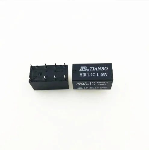 HOT NEW telecom 5V relay HJR1-2CL-05V HJR 1-2C L-05V HJR1-2CL-05V 5V 5VDC DC5V 2A 120VAC DIP8