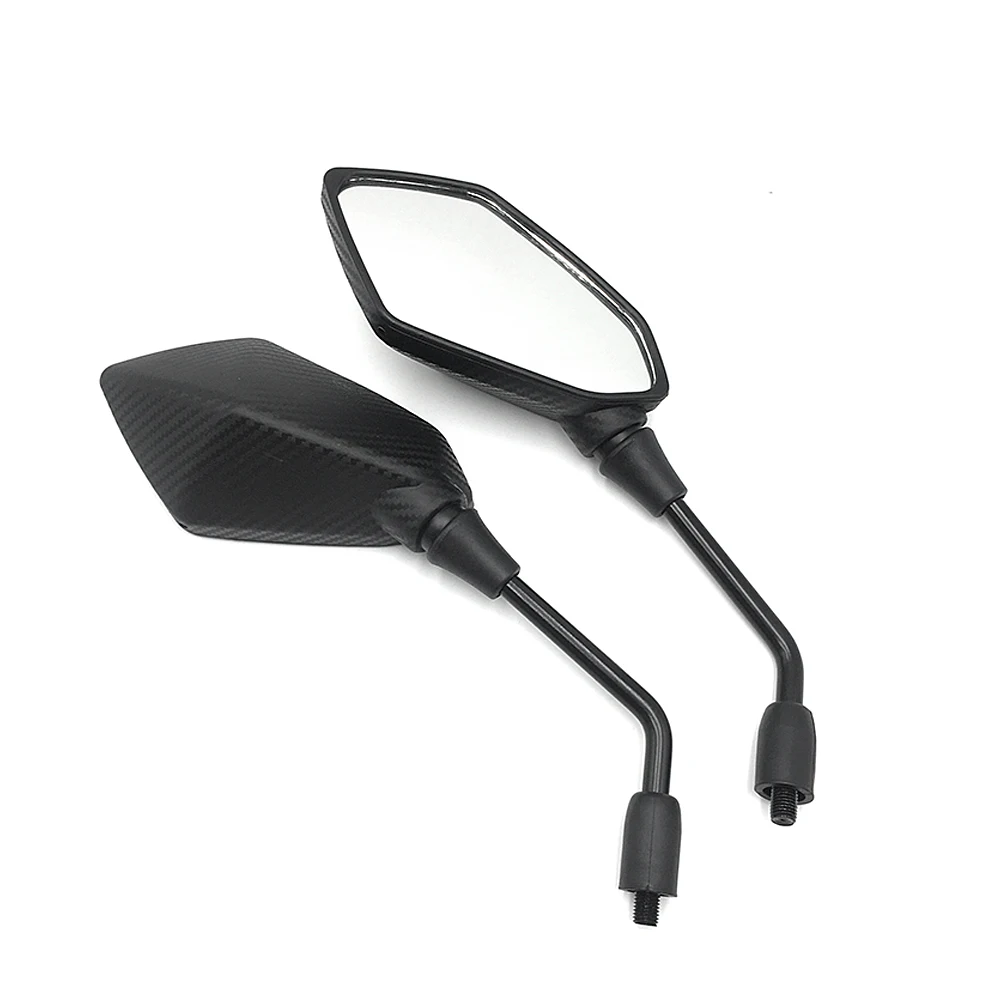 ABS Motorcycle Rear View Mirrors 8/10MM Universal Mirror For Yamaha MT07 MT 09 Kawasaki Z750 Z650 Z800 Z900 Er6n Versys 650 1000