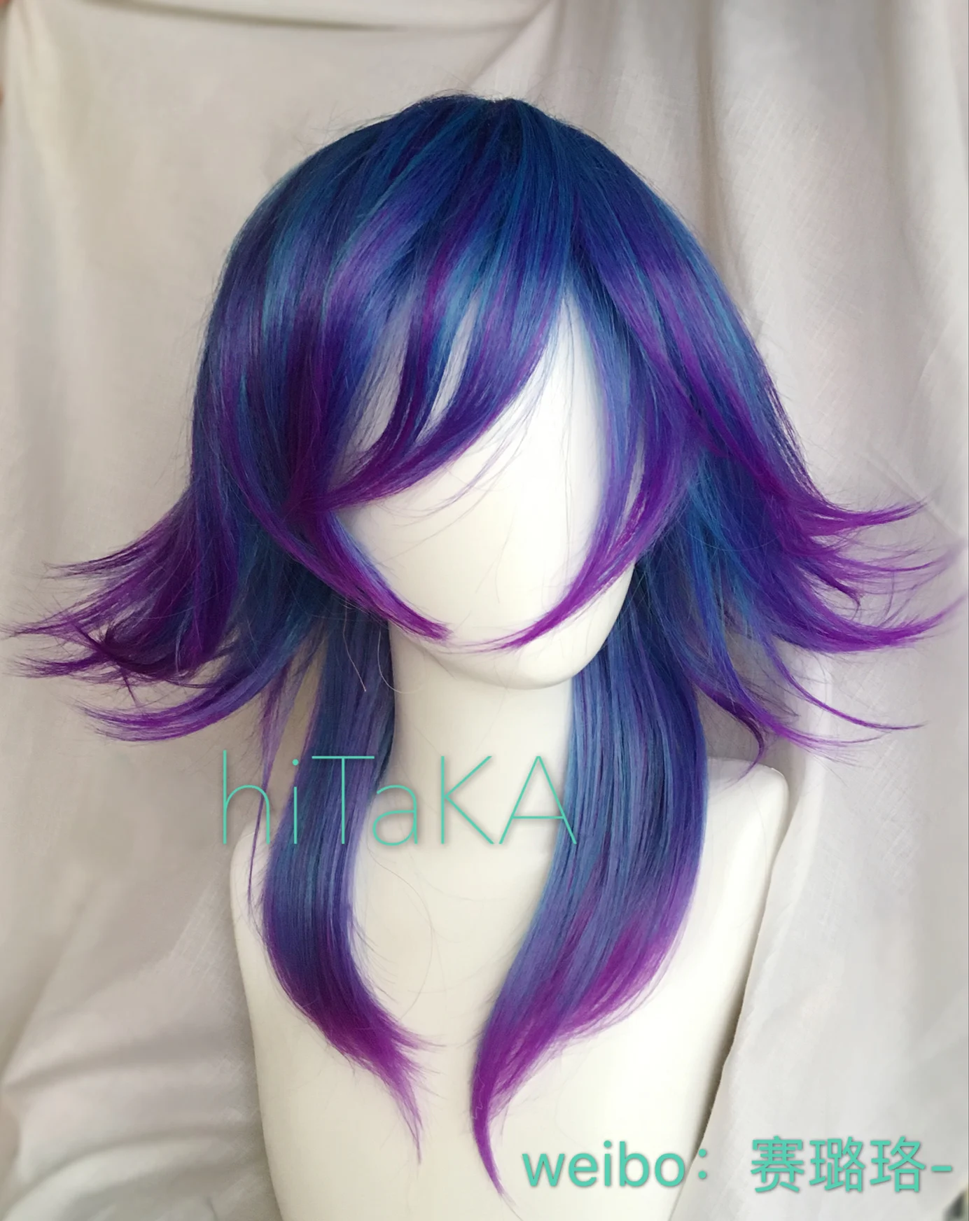 

LOL Neeko Cosplay Wigs The Curious Chameleon Game Cosplay Wig Heat Resistant Synthetic Hair Perucas Wigs + Wig Cap