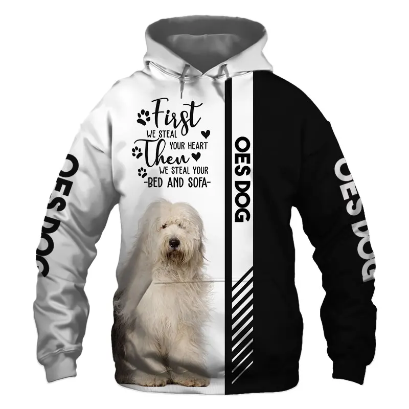 

Old English Sheepdog Dog 3D Printed Unisex Deluxe Hoodie Men/Women Sweatshirt Streetwear Zip Pullover Casual Jacket Tracksuit