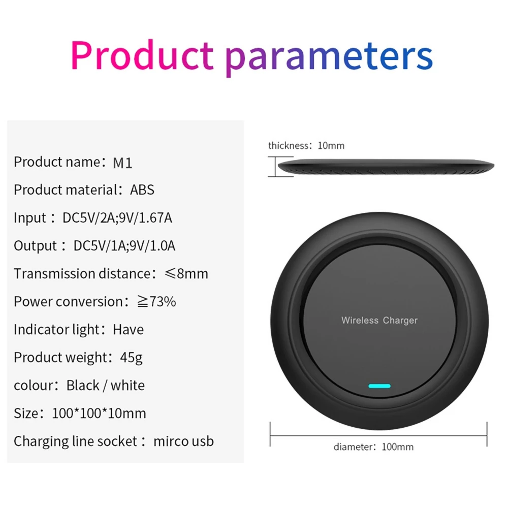 Qi Wireless Charger Pad& Receiver For Xiaomi Redmi Note 7 8 8T 9S 9 10S 10 Pro Max