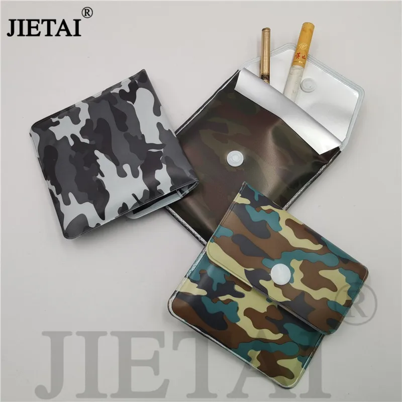 Potable Ashtrays Storage Bag Small Pocket Ashtray Outdoor Smoking Cigarette Cigar Ash Tray Travel Smoking Accessory Fireproof