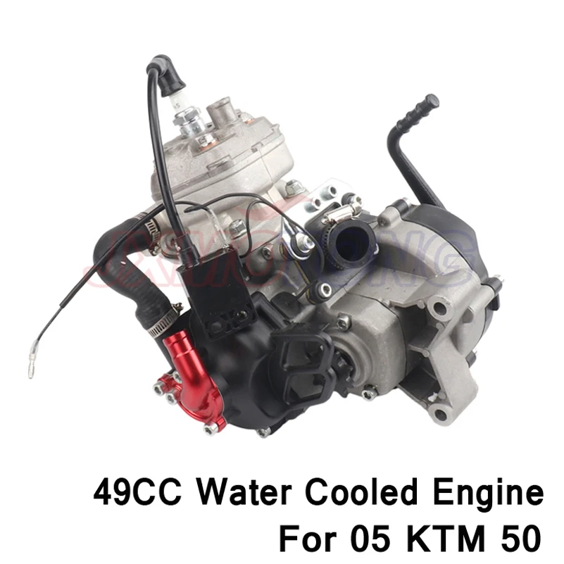 Motorcycle 49CC Water Cooled Engine for 05 KTM 50 SX 50 SX PRO SENIOR Dirt Bike Pit Bike Cross