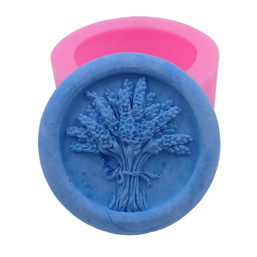 Bouquet Design Homemade Bar Soap Mold Scented Candle Wax Melt Molds Gypsum Decorating Craft Silicone Mold