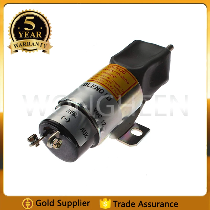 

12V Throttle Solenoid 6889219 For Hatz D iesel SYNCHRO-START/Woodward Genie