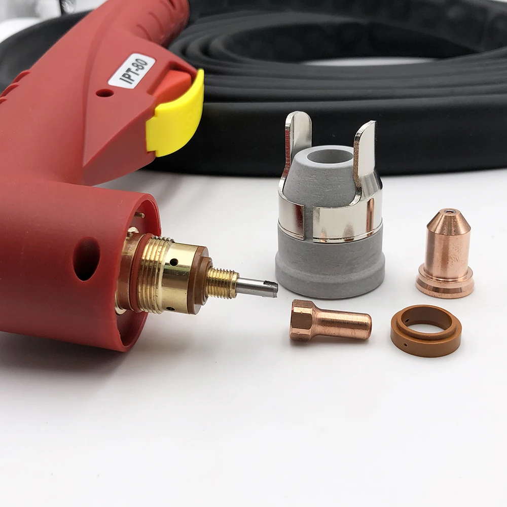 6M Non High Frequency Plasma Cutting Torch PT-80 PTM-80 IPT-80 PT80 Handhold Manual Torch With Central Plug Connector