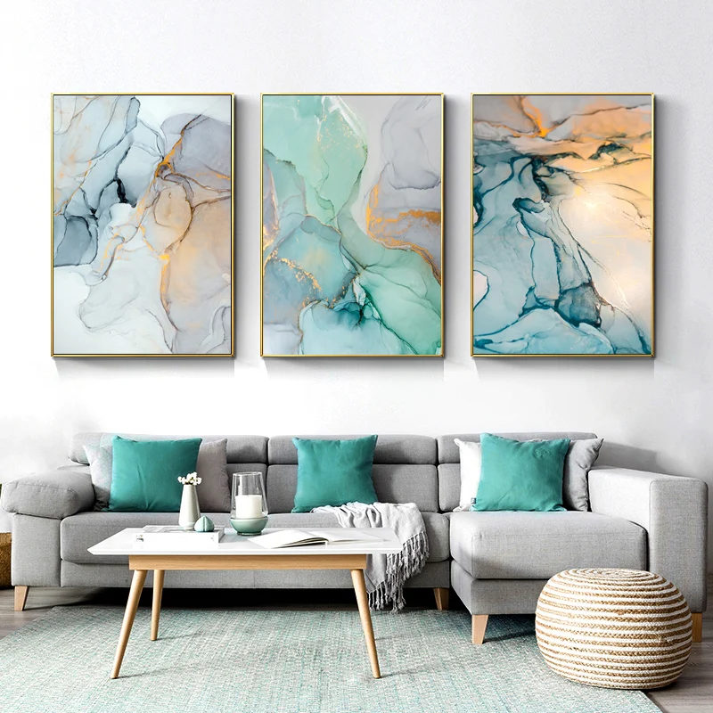 Decoracion Hogar Moderno Wall Art Pictures Colorful Nordic Quadros Decorativos Posters Dropship Home Decor Canvas Painting Art