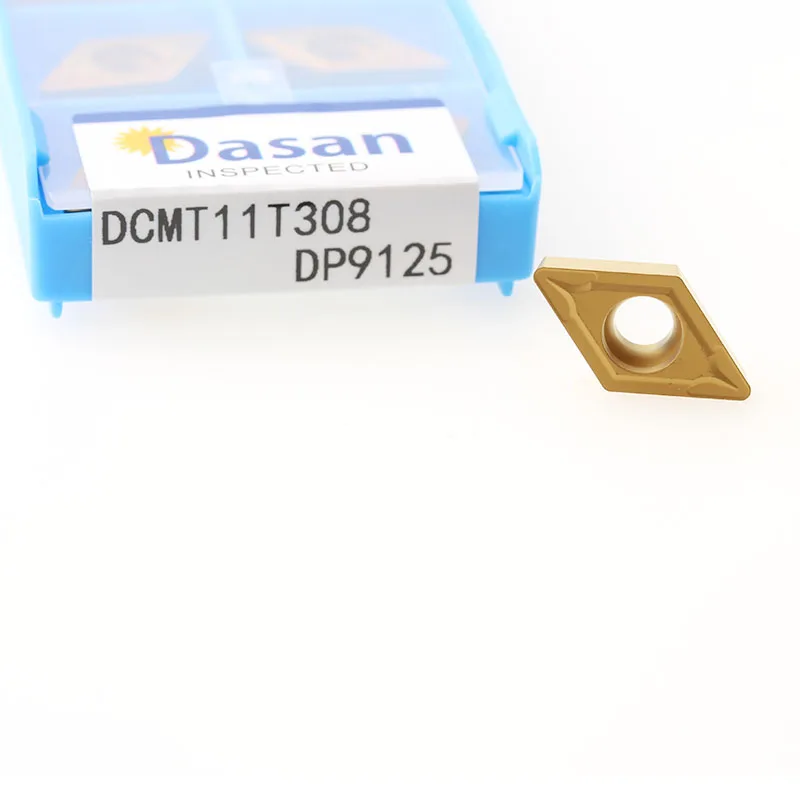 DCMT11T304 คาร์ไบด์DCMT11T308 คุณภาพดีใบมีดCNCเครื่องมือDcmtเครื่องกลึงโลหะภายในบาร์เครื่องมือสำหรับเหล็ก