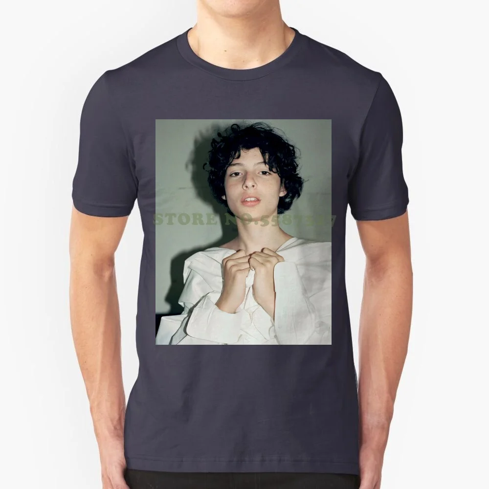 Finn Wolfhard Men's White T Shirt S-2xl Short Sleeve Cotton T Shirts Man Clothing