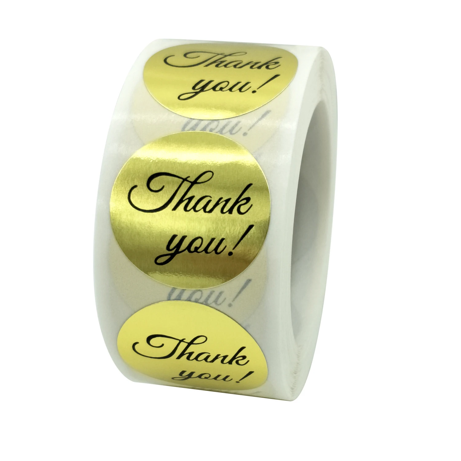 

1inch Thank You Stickers Gold Stickers Envelope Sealing Labels Gift Box Package Decorations For Party Wedding Decor