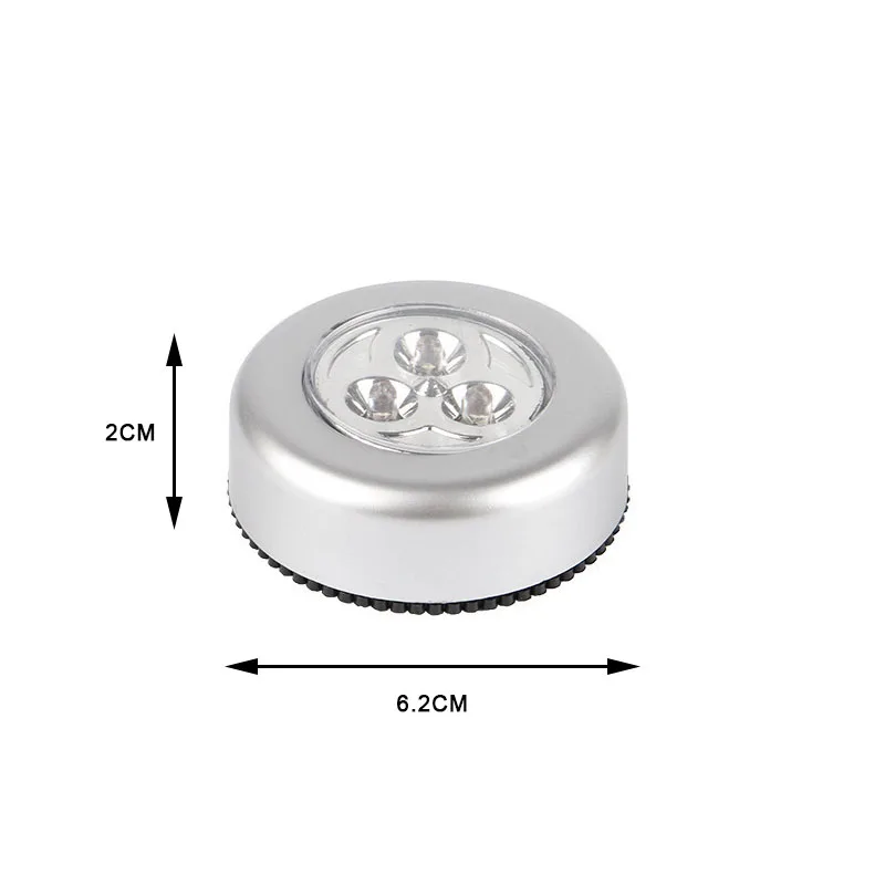 2 Touch Lamp Hand-Pressing Light Car Small Night Lamp Bedside Paste Wardrobe Reading Light