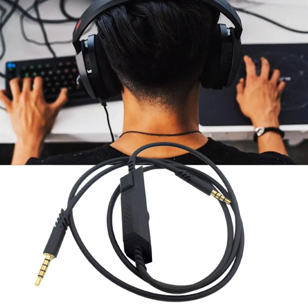 1เมตรทนทาน3.5มม.ชายชาย TPU สายออดิโอ TPU ชุดหูฟังสายลำโพงแบบพกพา