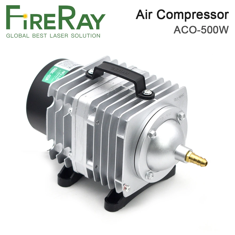 

FireRay 500W Air Compressor Electrical Magnetic Air Pump for CO2 Laser Engraving Cutting Machine ACO-500