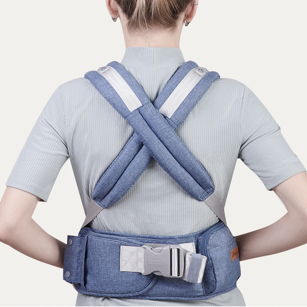 LazyChild Baby Carrier Baby Kangaroo Child Ergonomic Hip Seat Tool Baby Holder Sling Wrap Backpacks Baby Travel Activity Gear