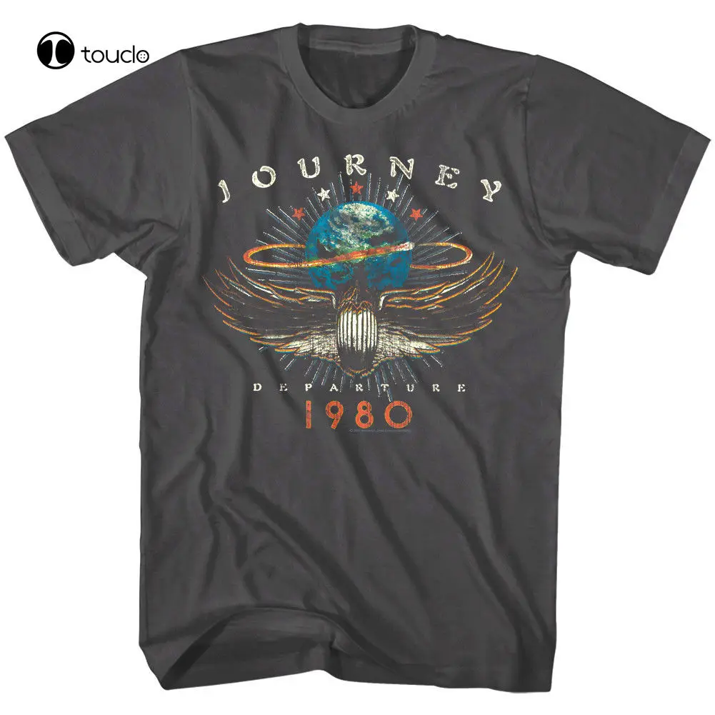 New Journey Departures Album Tour 1980 Men\'S T Shirt Rock Band Vintage Concert Merch Tee Shirt Cotton T Shirt