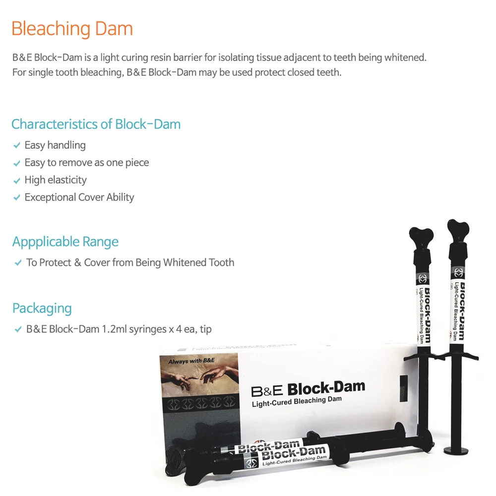 Bleaching Dam Block Light Curing Resin Barrier For Isolating Tissue teeth whitening Gingival Gum Protector Dental supplies